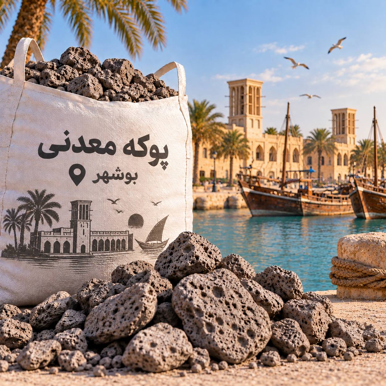 قیمت پوکه معدنی در بوشهر